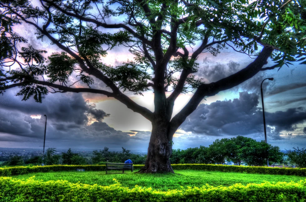 Sunset Point, IIM Indore — hdr imaging photograph by Raghav Palriwala (Palrigraphy)