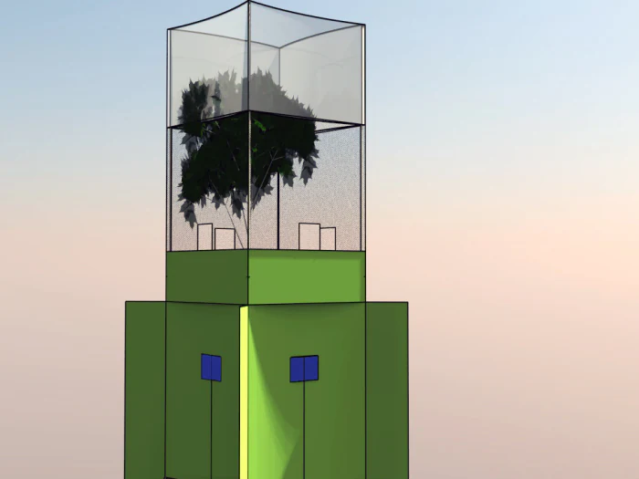 Swachhalaya, second 3D render iteration