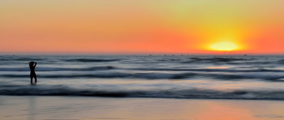 Vagatore Beach, Goa — the essential blue photograph by Raghav Palriwala (Palrigraphy)