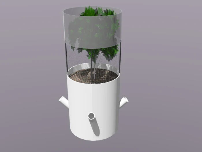 Swachhalaya, first 3D render