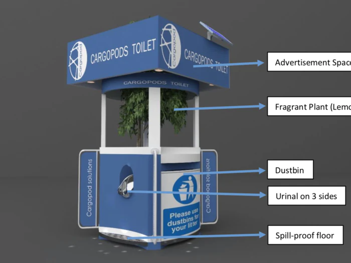 Swachhalaya, final 3D model