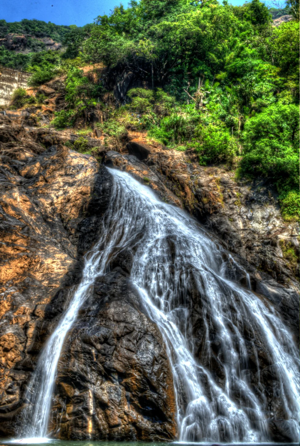 Dudhsagar Waterfall, Goa — the essential blue photograph by Raghav Palriwala (Palrigraphy)